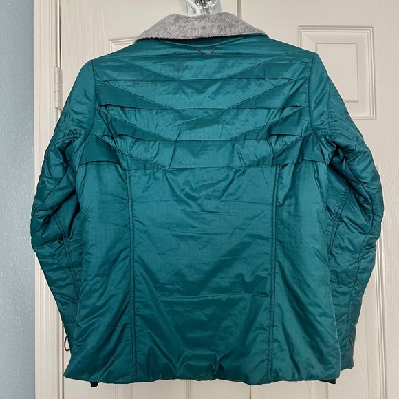 Columbia Women's Jacket L Interchange Omni-Heat Puffer Emerald Great Condition! - Picture 2 of 14